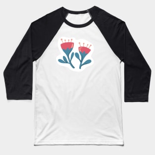Flower Buddies Baseball T-Shirt